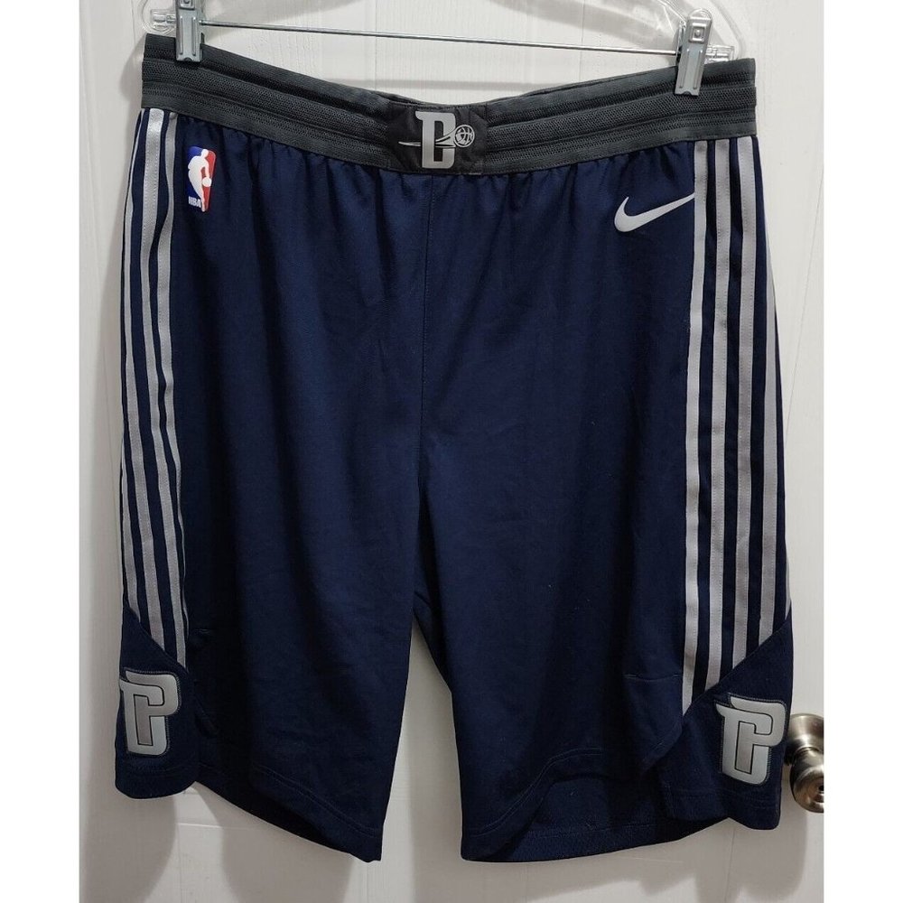 Nike AeroSwift Detroit Pistons Pro Cut Game Shorts City Edition Authentic NBA XL